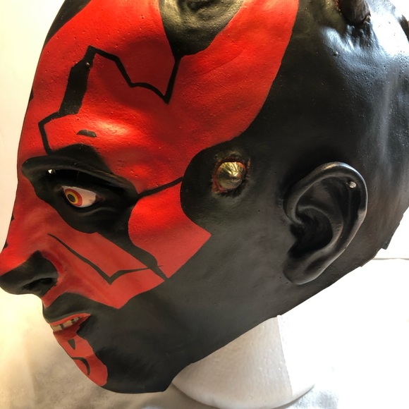 Lucus Films Ltd Darth Maul Halloween Cosplay Mask - Picture 4 of 12